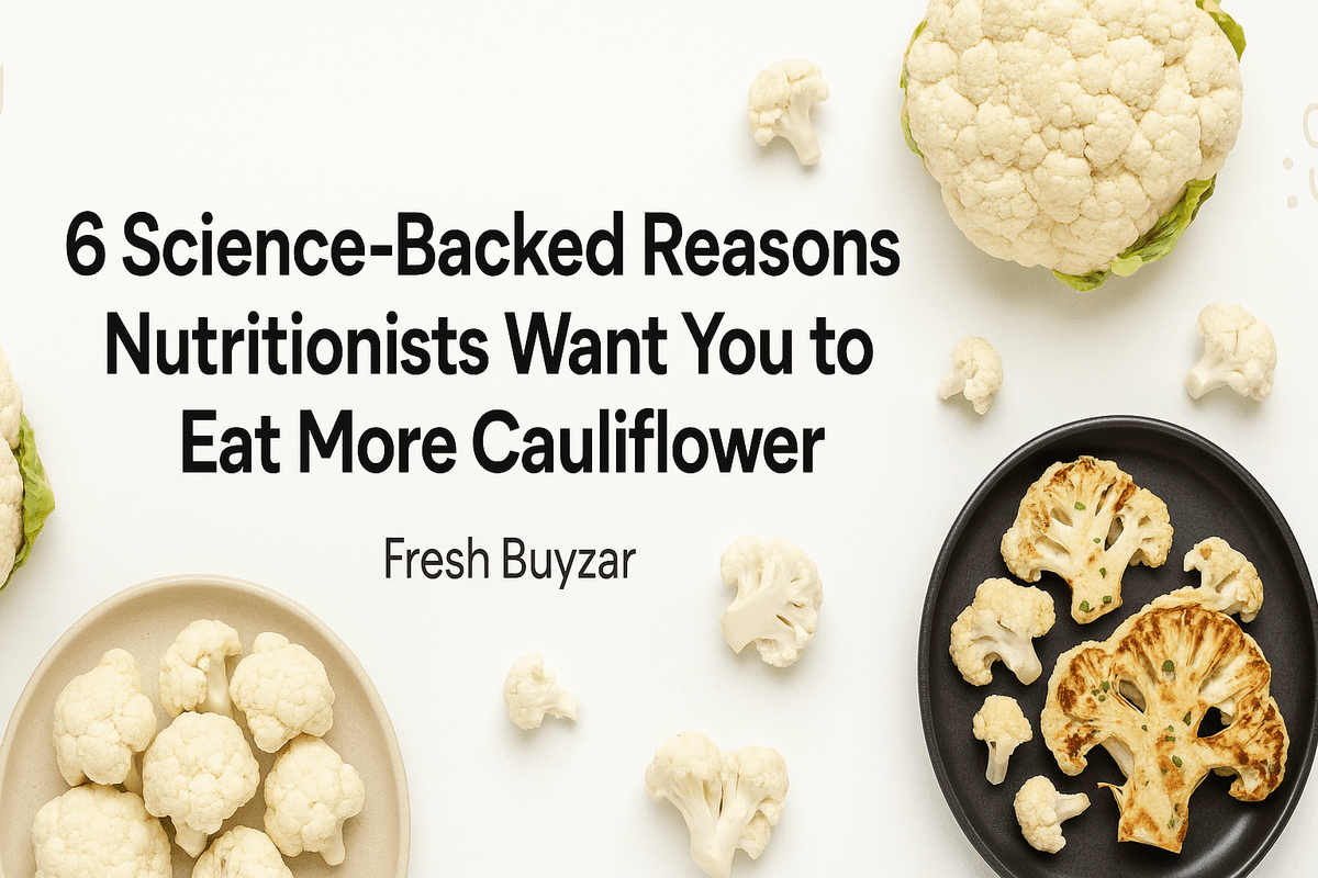 6 Science-Backed Reasons Nutritionists Want You to Eat More Cauliflower – Fresh Buyzar