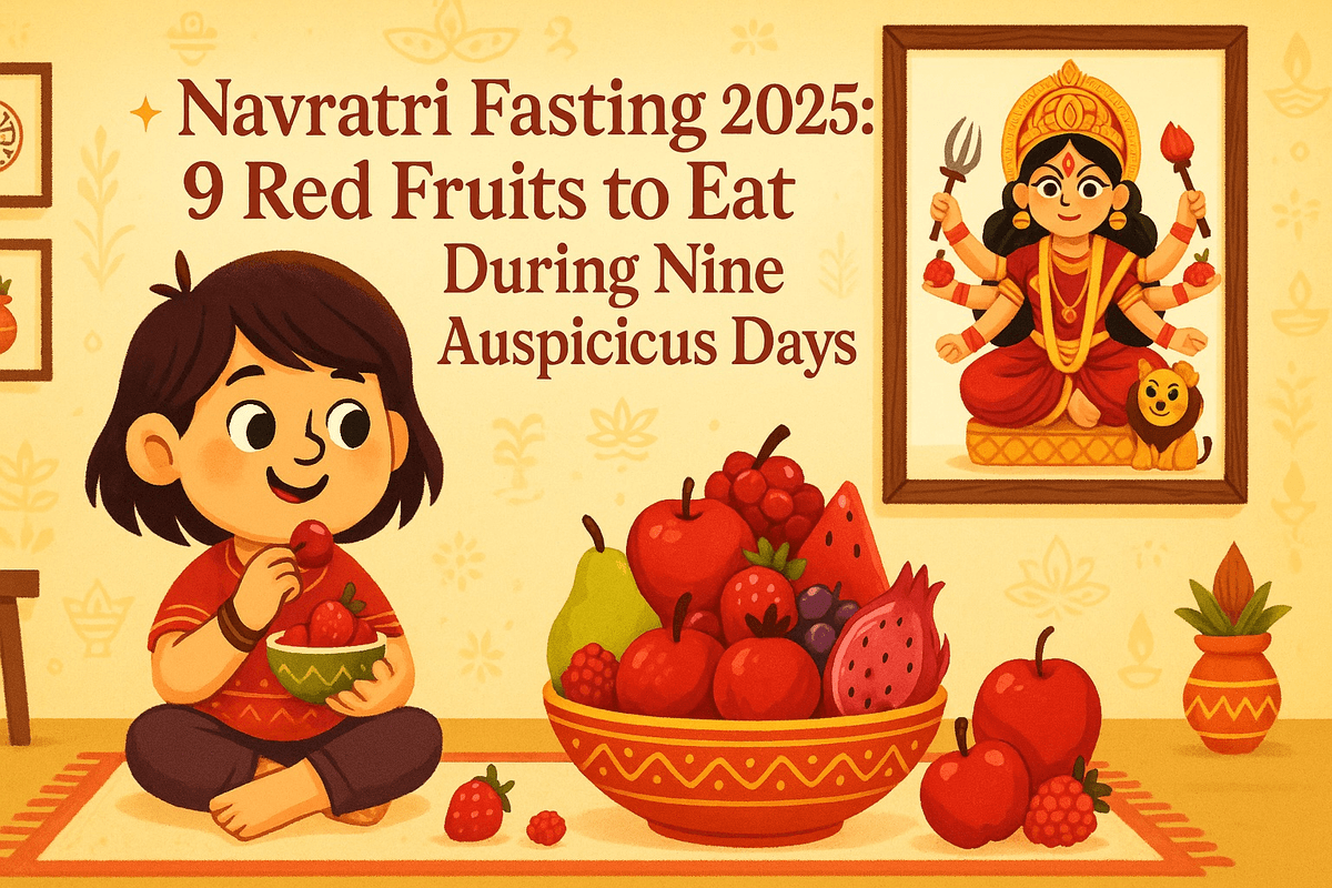 Navratri Fasting 2025: 9 Red Fruits to Eat During the Nine Auspicious Days