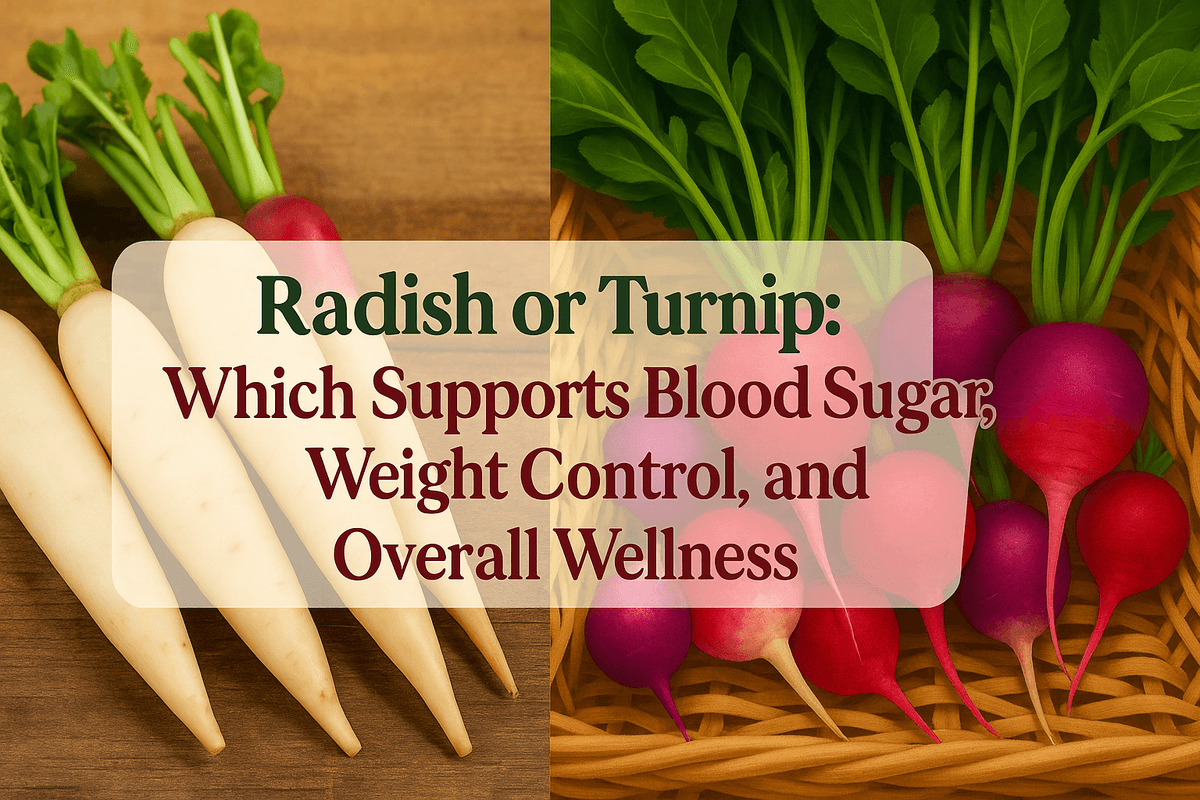 Radish or Turnip: Which Supports Blood Sugar, Weight Control, and Overall Wellness