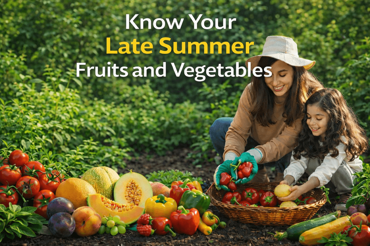 Know Your Late Summer Fruits and Vegetables