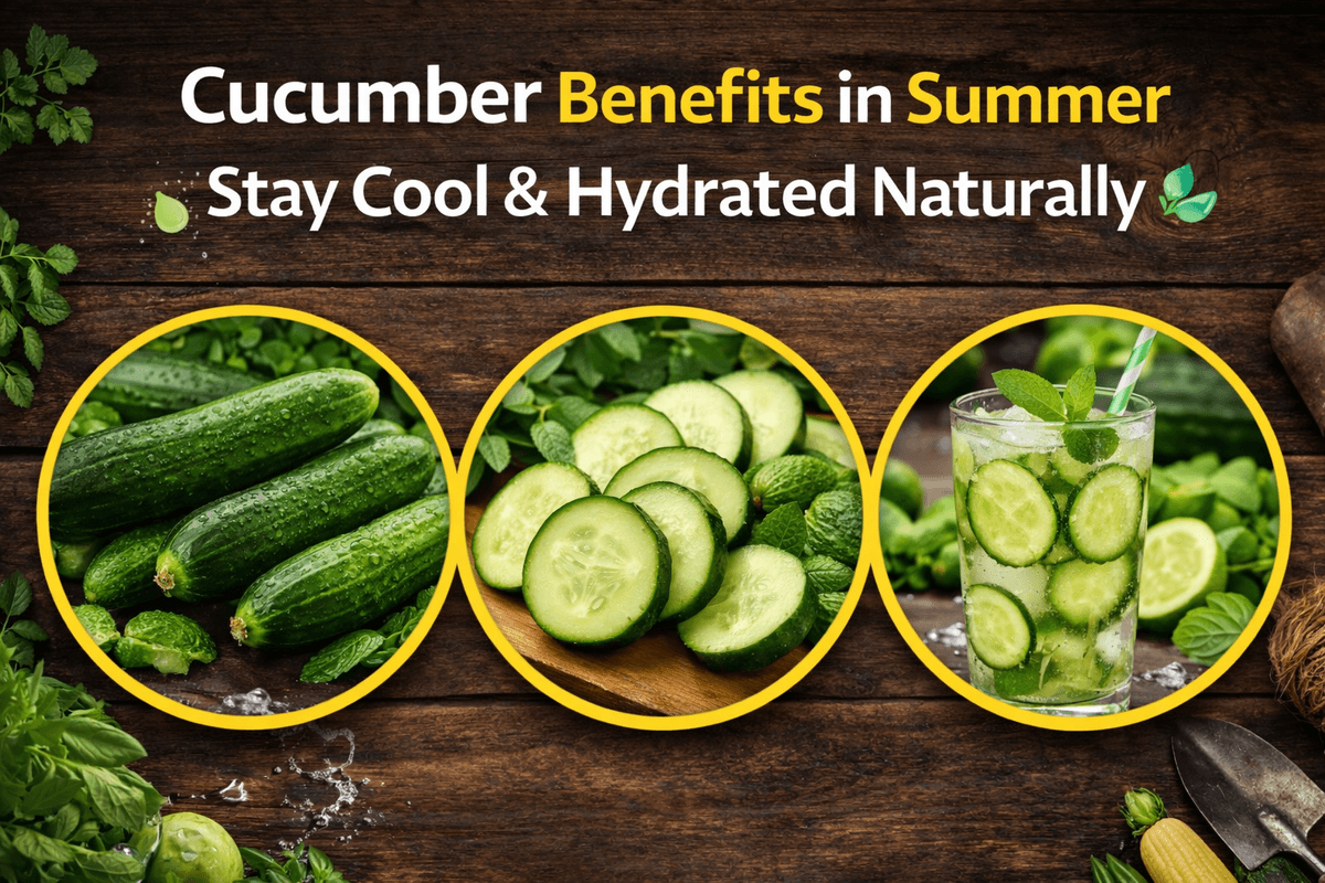 Cucumber Benefits in Summer: Stay Cool & Hydrated Naturally