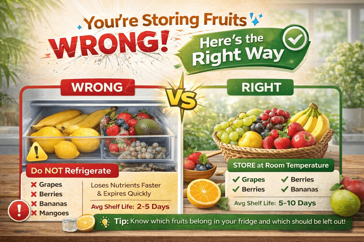 You’re Storing Fruits Wrong! Here’s the Right Way