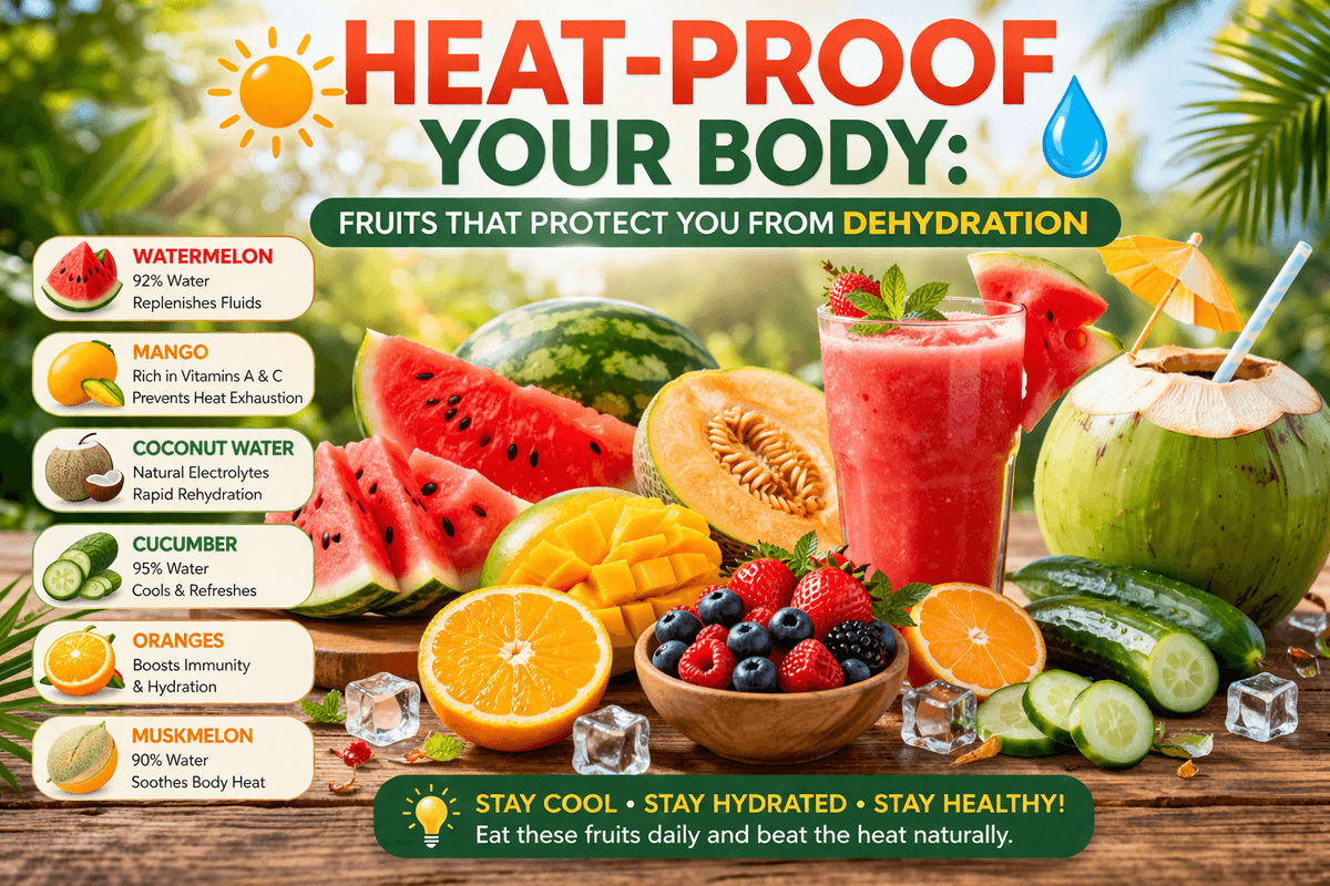 Heat-Proof Your Body: Fruits That Protect You from Dehydration