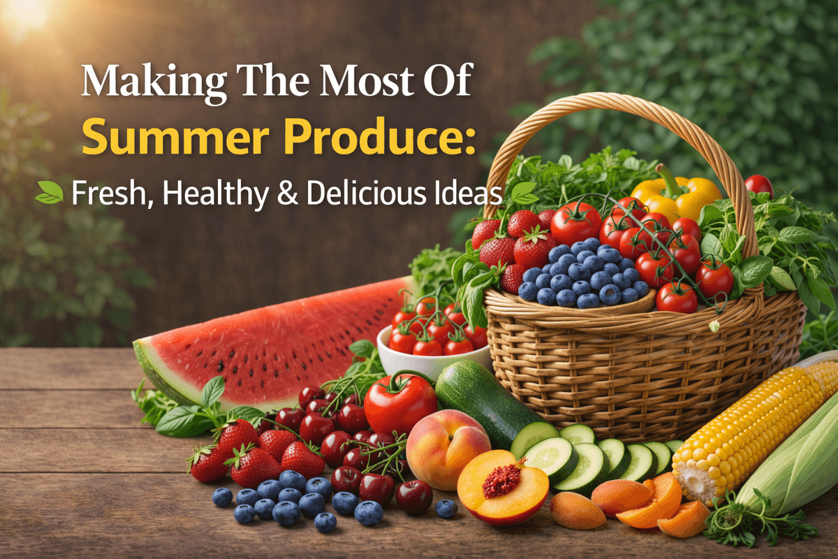 Making The Most Of Summer Produce: Fresh, Healthy & Delicious Ideas
