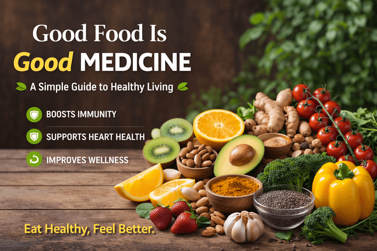 Good Food Is Good Medicine – A Simple Guide to Healthy Living | Fresh Buyzar