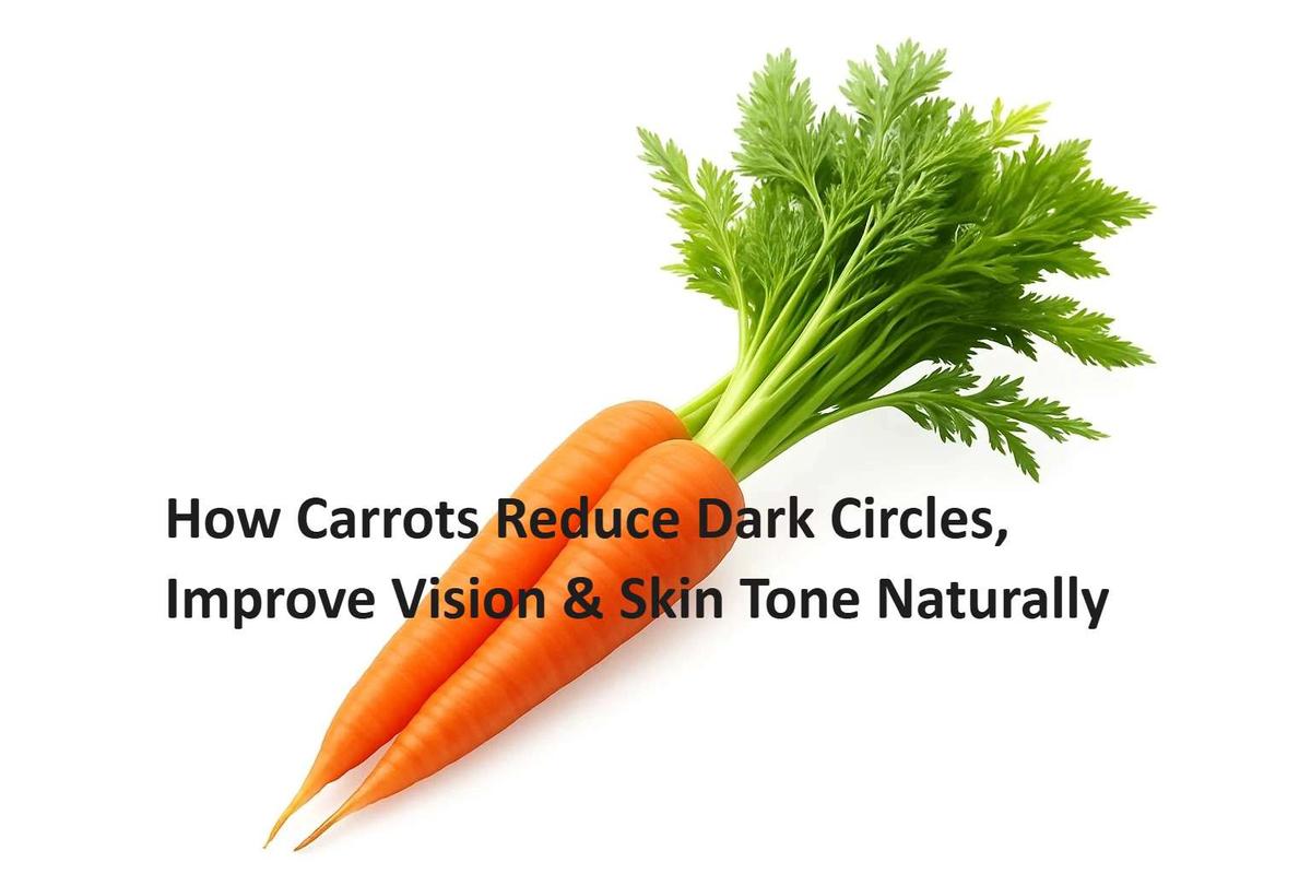 How Carrots Reduce Dark Circles, Improve Vision & Skin Tone Naturally