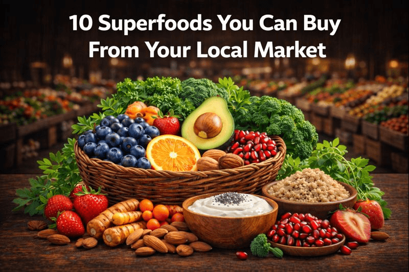 10 Superfoods You Can Buy from Your Local Market
