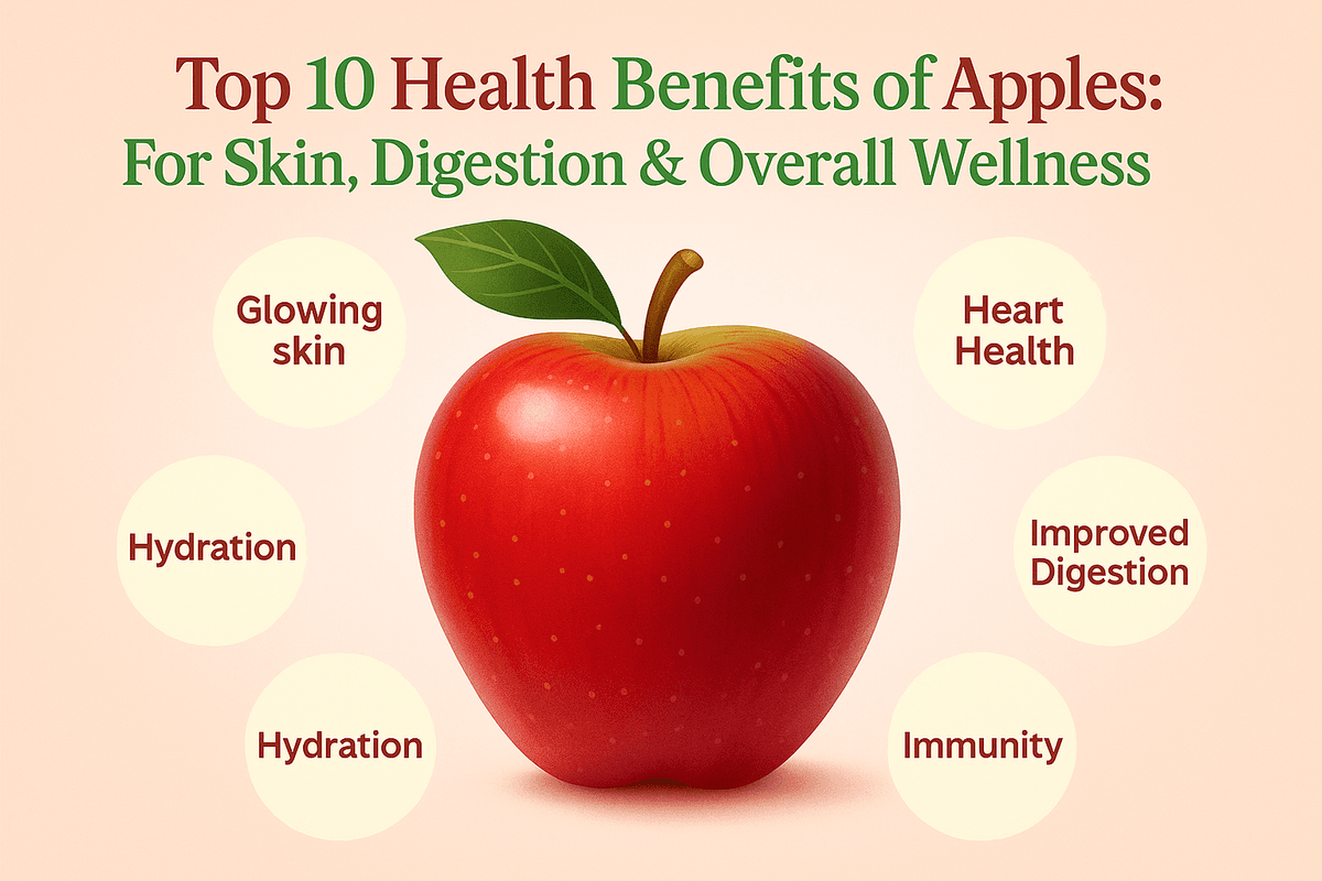 Top 10 Health Benefits of Apples: For Skin,Digestion & Overall Wellness – Fresh Buyzar Edition
